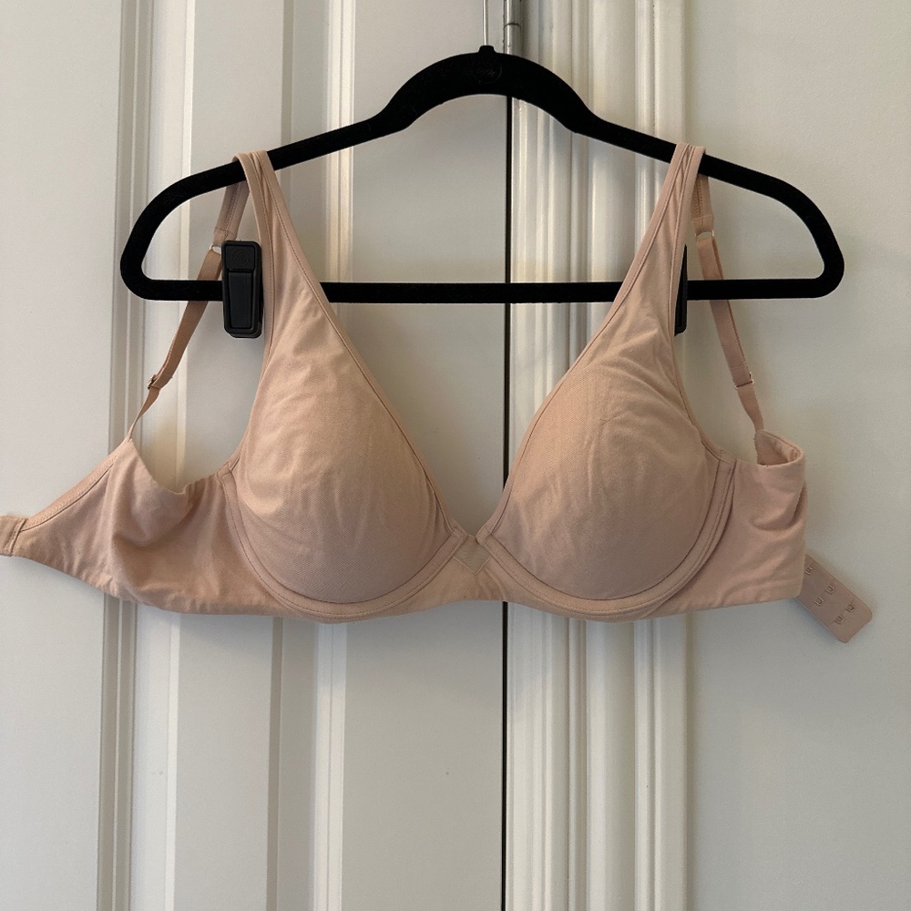 ThirdLove 24/7 cotton plunge bra size 34C1/2